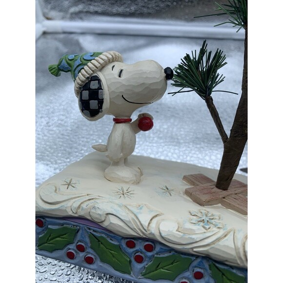 Jim Shore Peanuts Fig SNOOPY & CHARLIE BROWN TREE - A SPECIAL TREE 6015029 - Picture 4 of 7